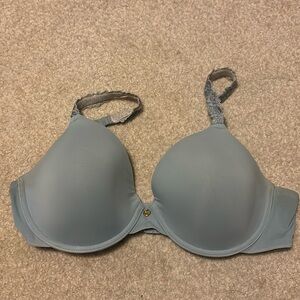 Natori Rose Dream Custom Coverage Underwire Bra 36C, QUICKSILVER / GOLDEN ROSE